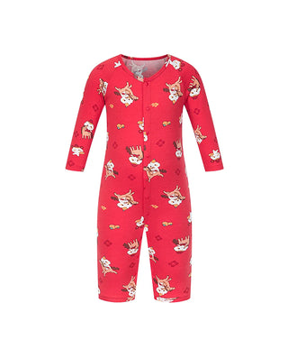 Aimer Baby New Year Red Romper AB345J191