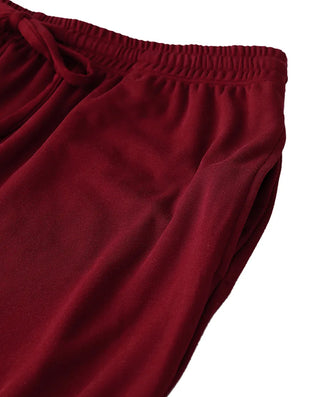 Aimer Men Loungewear Notched Collar Cardigan & Pants Set NS43M601