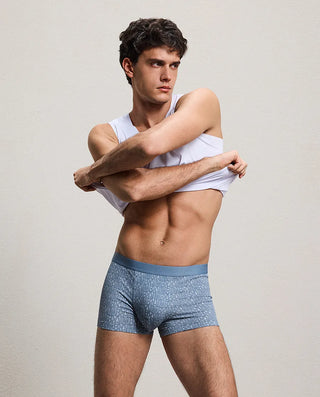 Aimer Men Fashion Jacquard  Trunks