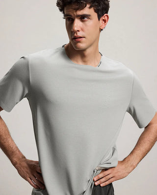 Aimer Men Algae Sleepwear Short Sleeve Top NS41N371
