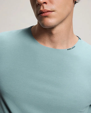 Aimer Men Algae Sleepwear Short Sleeve Top NS41N371