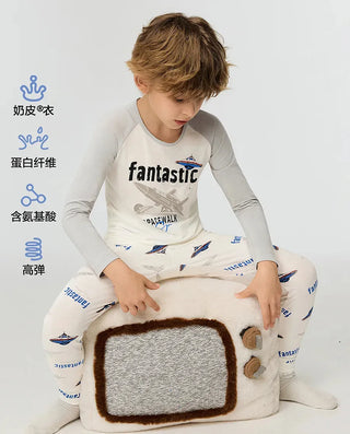 Aimer Kids Milk Fiber Pajama Pants For Boys AK273J741