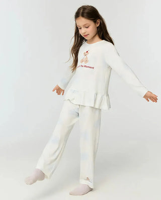 Aimer Kids Milk Fiber Collection Long-sleeve Pajama Top For Girls AK141J461