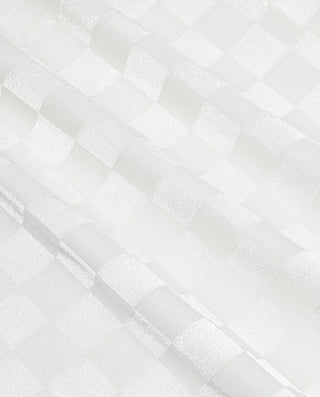 AIMER Silk Checkerboard Loungewear Set