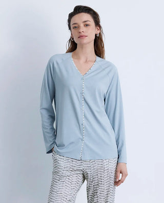 Aimer Algae Sleepwear Long-sleeve Top