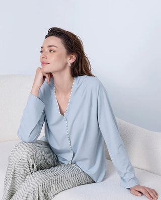 Aimer Algae Sleepwear Long-sleeve Top