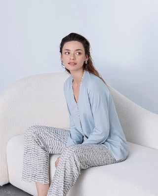 Aimer Algae Sleepwear Long-sleeve Top