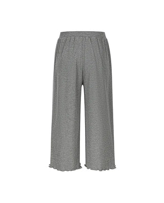 Aimer Kids Girls Cropped Wide-Leg Pants AK142J551