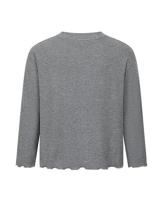 Aimer Kids Long Sleeve Cardigan Top AK141J551