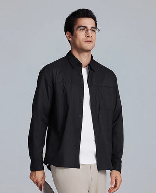 AIMER MEN  Outdoor Lightweight Cardigan  Long Sleeve Top