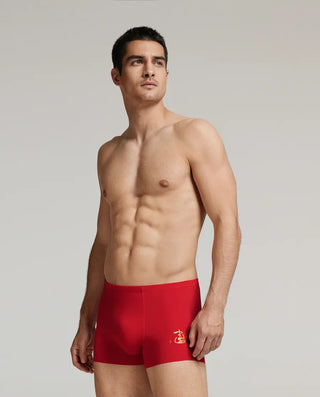 Aimer Men "Kaiyun" Red Modal Trunks NS23L651