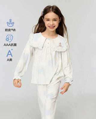 Aimer Kids Milk Fiber  Pajama Top For Girls AK141J462