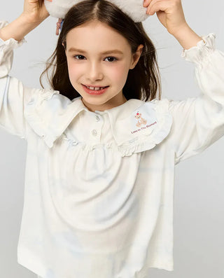 Aimer Kids Milk Fiber  Pajama Top For Girls AK141J462