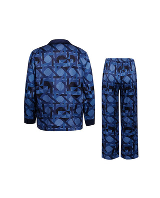 Aimer Men Silk Print Pajama Set NS43M921
