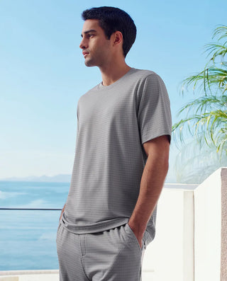 AIMER MEN Crew Neck Pullover T-Shirt